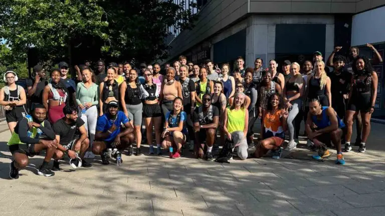 Group shot of Lost Culture Run Club Leeds